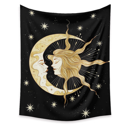 Moon Tapestry Home Decor Background Cloth Wall Hanging Tapestry